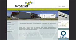 Desktop Screenshot of novochem.hu